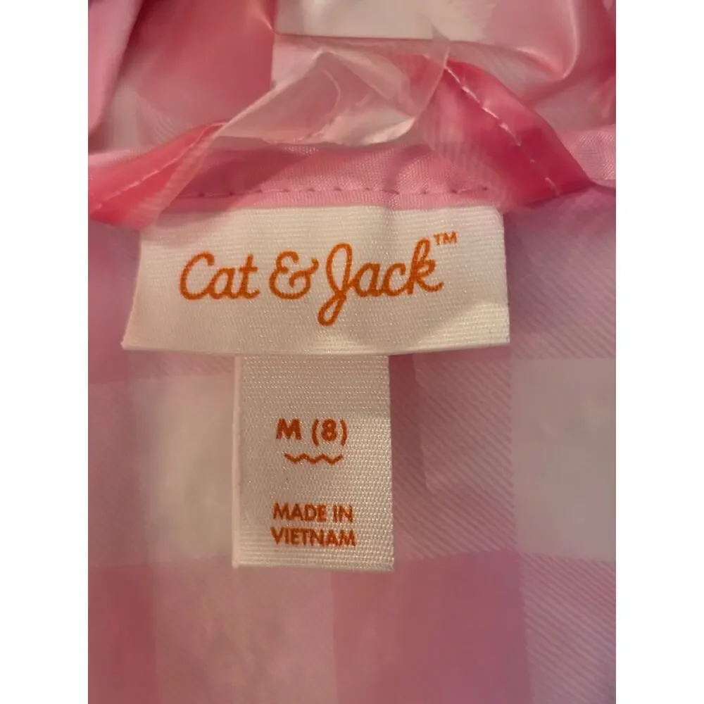 Cat & Jack Little Girls Rain Jacket Medium 8 NWT
